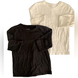 Garanimals Black and White Long Sleeve Tees